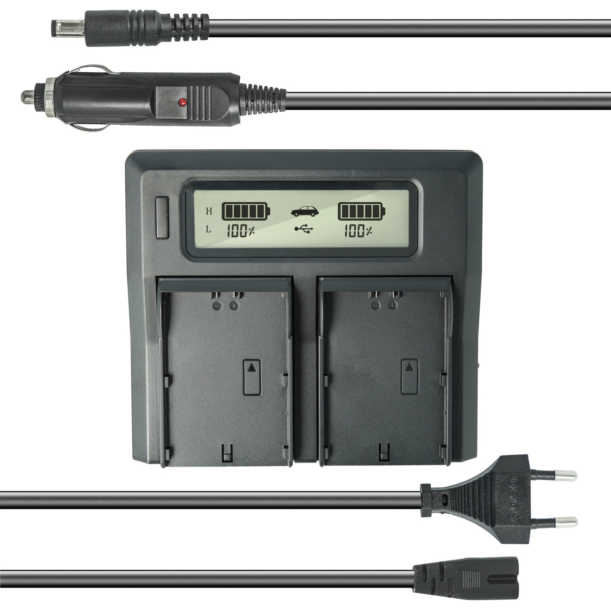DUAL Ladegerät für Sony Akkus