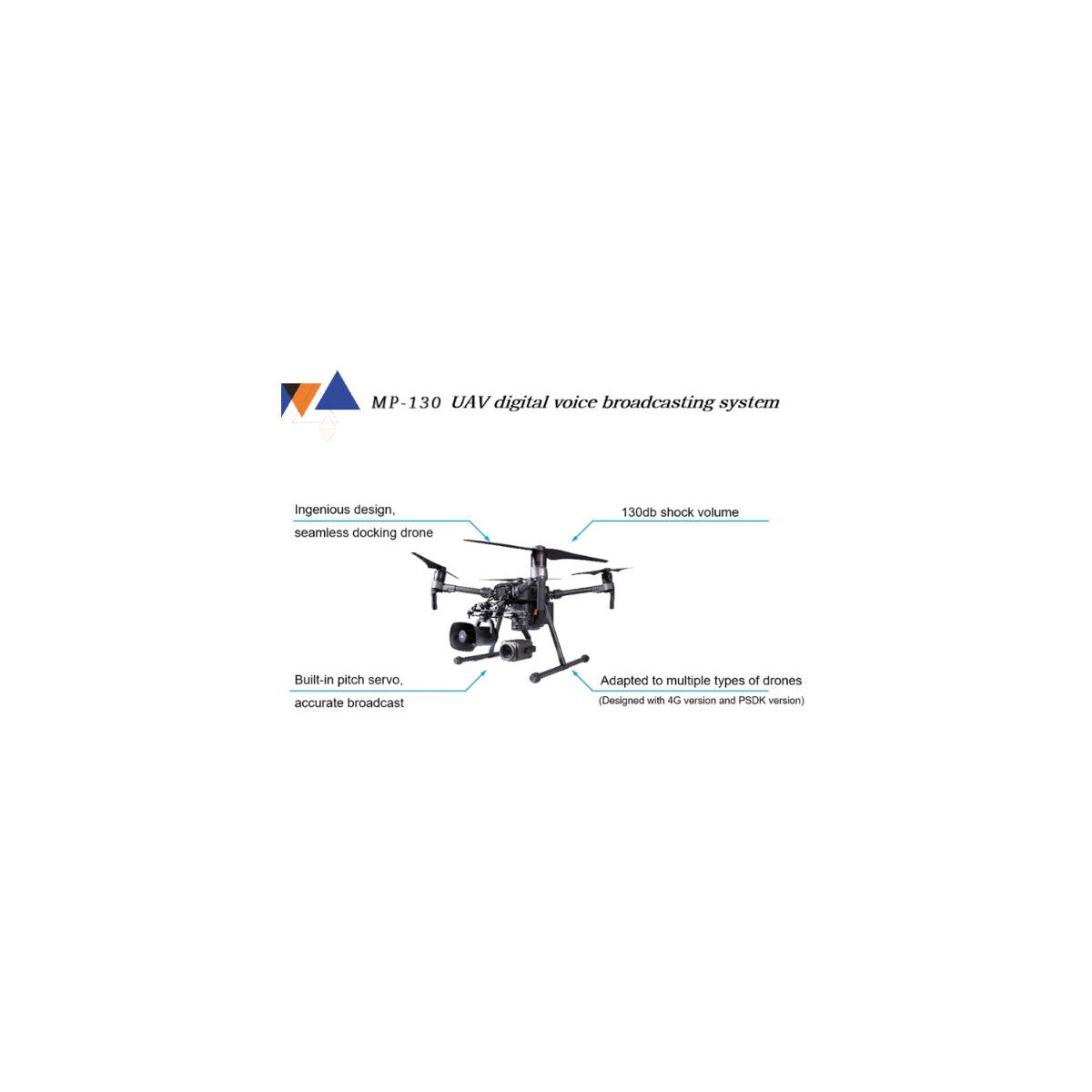 CZI - DJI M300 Lautsprechersystem MP-130 V2