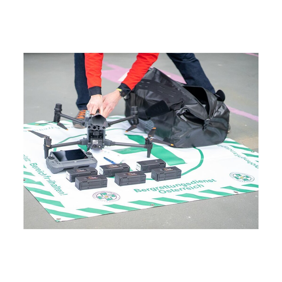 DJI M30 Serie - Rucksacklösung Ortlieb Duffle