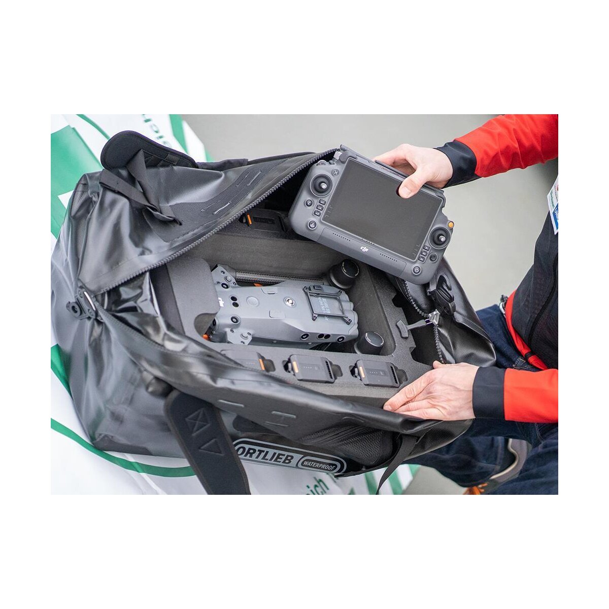 DJI M30 Serie - Rucksacklösung Ortlieb Duffle