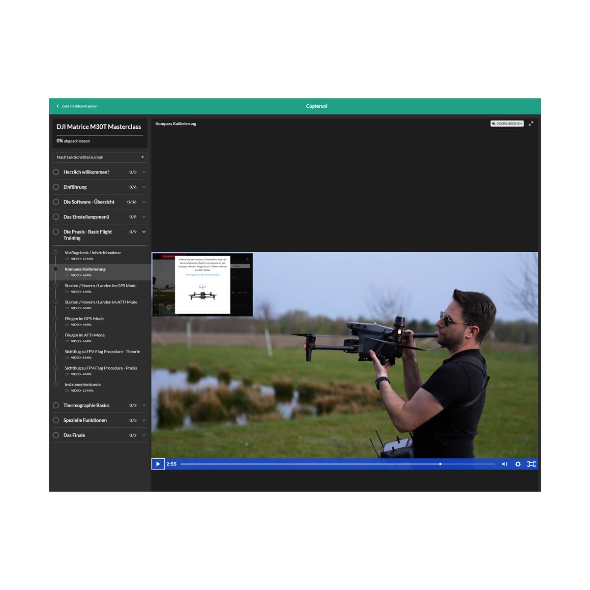 DJI Matrice M30/T - MasterClass Online Schulung - 1 Zugang