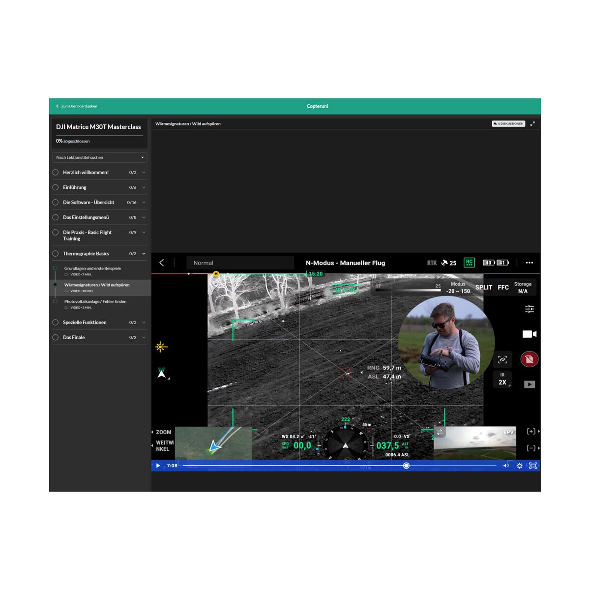 DJI Matrice M30/T - MasterClass Online Schulung - 1 Zugang