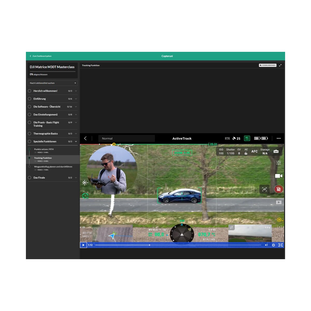 DJI Matrice M30/T - MasterClass Online Schulung - 1 Zugang