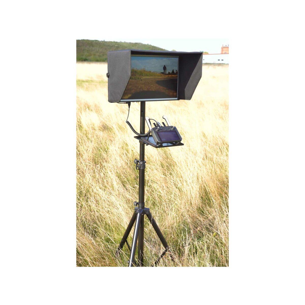 Zusatzmonitorset - Feelworld 21,5" Zoll 1000cdm² mit Akku und Stativ, universell
