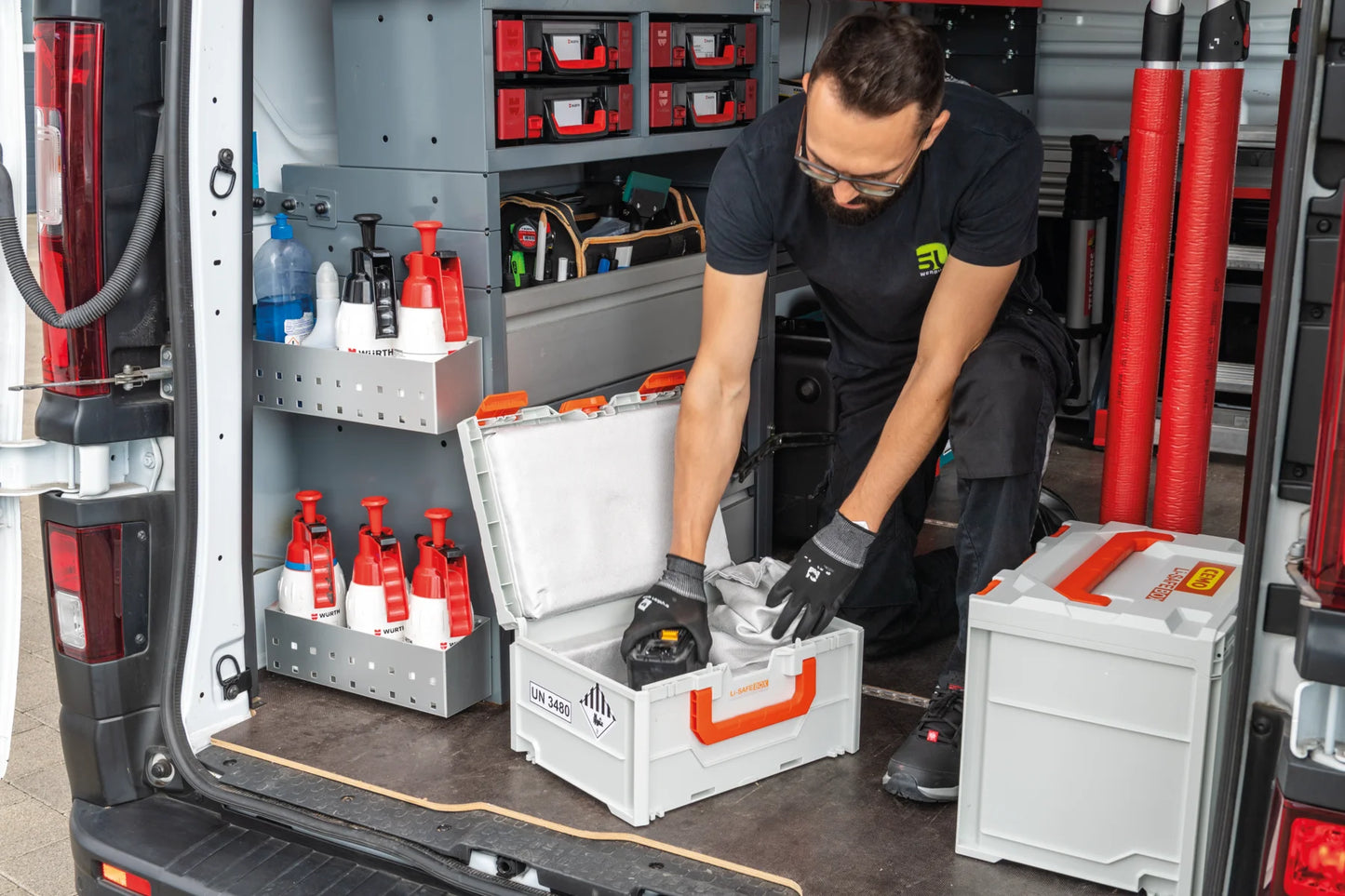 Akku-Systembrandschutzbox Li-SAFE 2-L
