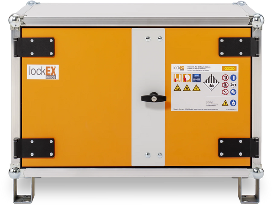 CEMO Akku-Lagerschrank 8/5, mit Füßen