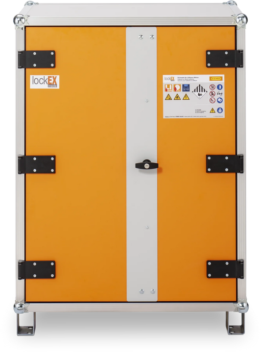 CEMO Akku-Lagerschrank 8/10, mit Füßen