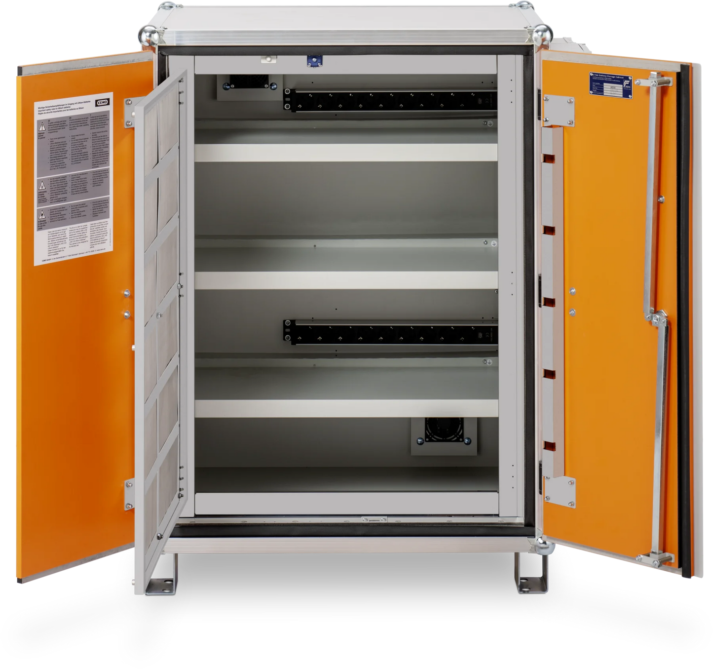 CEMO Akku-Ladeschrank Premium Plus 8/10, 400 V mit Füßen