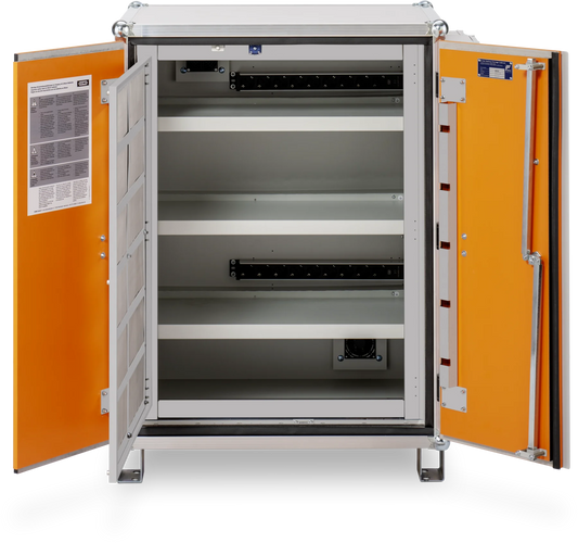 CEMO Akku-Ladeschrank Premium Plus 8/10, 400 V mit Füßen